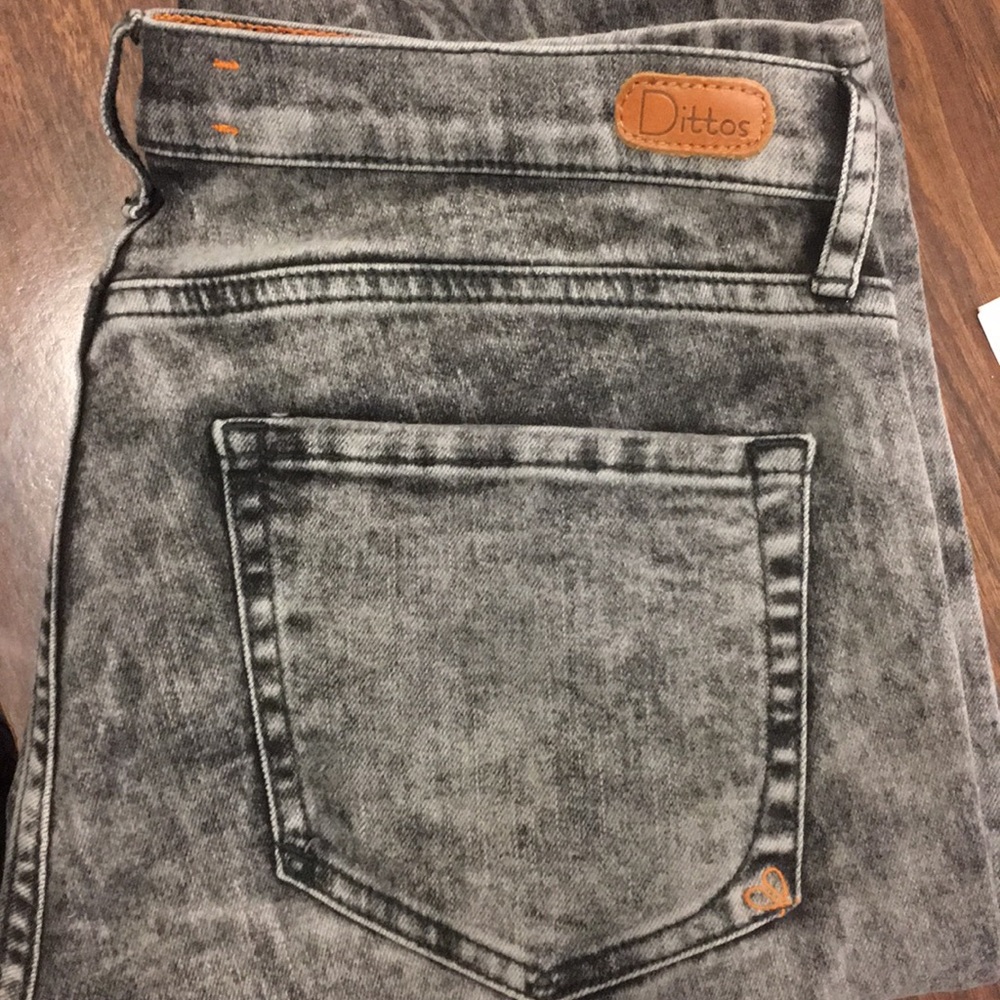 Acid wash gray jeggings ✨retro✨
